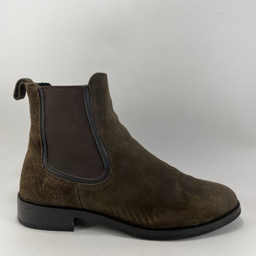 Thursday Boot Company Duchess Chelsea Boots Womens Size 9 Dark Brown Suede